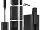 RCF EVOX 8 Sistema Array Attivo con Colonna + Subwoofer da 1400 W di picco + CVR EVOX 8 Co...