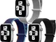 Ouwegaga Nylon Solo Loop Comapatibile con Apple Watch Cinturino 45mm 44mm 42mm, Cinturini...