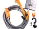 LIEBMAYA Outdoor Doccia Portatile da Campeggio 12V Portable Auto Doccia Elettrica con Tubo...