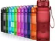 Bottiglia d'acqua sportiva palestra borraccia senza BPA in plastica tritan 1l/700ml/500ml/...