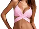 Taigood Costume da Bagno Donne Bikini Push Up Reggiseno Imbottito Spiaggia Due Pezzi Bikin...