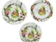 GI Set 18 piatti in melamina decorata ideali per picnic campeggio roulotte camper caravan...