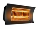 Radialight® SQBAL001 Lampada Infrarossi OASI 2000W Bassa Luminescenza Nera Stufa Eco Elett...