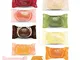 The Body Shop Collection casuale di 3 Vegetarian saponi 100 g-mango-shea-coconut-satsuma-p...