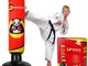 Dynamistik – Punching Ball Gonfiabile 160cm – Sacco da boxe per Bambini e Adulti