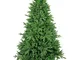 Albero di Natale artificiale DeLuxe 210 cm, 2,1 mt ottima qualità, abete del Caucaso/nordi...