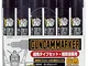 Gundam Marker GMS110 GUNPLA Slight SET GM46-51 Pennarelli (6)