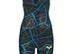 Arena Womens Limited Edition Carbon Air Kneeskin - Black/Bright Blue Size 32
