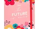 Erik - Agenda Premium Settimanale 2020, 17 mesi, 16,5x20 cm, copertina rosa floreale, perf...