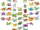 ZoomSky Tatuaggi temporanei di Dinosauro, 240pcs (Confezione da 30 Fogli) Buon Compleanno...