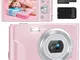 Fotocamera Digitali Compatte 1080P HD Macchina Fotografica, 36 MP 2,4" LCD Schermo, Zoom D...