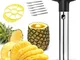 Ananas Affettatrice, Affetta Ananas Taglia,Ananas in acciaio inossidabile 3 in 1,con 1 Aff...