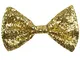 Boland- Papillon Glitter per Adulti, Oro, Taglia Unica, 53110