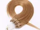 Extension Anelli Capelli Veri Microring Biondi 100 Ciocche Remy Human Hair Lisci 50cm-50g...