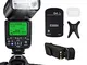 Flash Fotocamera ESDDI per Canon Fotocamera DSLR E-TTL 1/8000 HSS GN58 Multi Flash Master/...
