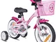 Prometheus bicicletta bambini 3-5 anni da 12 Pollici per bambina bicicletta con rotelle e...