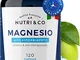 Magnesio Vegetale 1350mg | 300 mg di Magnesio Elementare con Biodisponibilità Suprema| Mag...