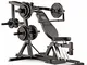 Marcy Compact Gym PM4400, Panca bilanciere, posizione regolabile e rimovibile