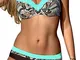 Yuson Girl Bikini Due Pezzi Costumi da Bagno Donna Mare Sexy Costume Imbottito Push Up Set...