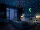 Hiveseen Glow in the Dark Stickers muraux, 402 PCS étoiles lumineuses et autocollant de lu...