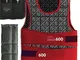 We R Sports Weighted Weight Vest Loss Training Exercise Crossfit Limited Edition (Red, 10K...