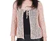 Mimosa Donna Coprispalle Bolero Uncinetto Pizzo Elasticizzato Bolero Cardigan Aperto