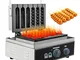 Fayelong Waffle Maker Piastra elettrica antiaderente per waffle, Focaccine per salsicce co...