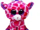 TY 36739 Twigs - Giraffa con Gli Occhi Scintillanti, 15 cm, Colore Rosa/Viola