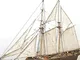 ALBEFY Modello di Barca a Vela in Legno, 400 * 150 * 270mm Kit Modello di Assemblaggio di...