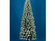 Albero di Natale INNEVATO 180CM Slim PENICEL FOLTO Ecologico PVC 326 RAMETTI