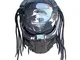Casco Moto Predator, Omologato DOT/ECE con Treccia di Capelli Leggera a LED per Uomo Donna...