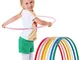 hoopomania Hula Hoop per Bambini, Ø60cm, Rosa