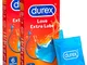 2x Confezioni di Preservativi Durex Love Extra Lube in Lattice con Forma Easy On Scatole d...