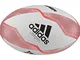 Adidas NZRU R Ball, Pallone da Rugby Uomo, White/Black/Active Red/Legend Purple, 5