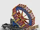 Myste Gdale MOC-80218 - Mattoncini modulari, grande parco di divertimento Fairground Meteo...