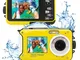 Easypix Goxtreme Reef 24Mp Full HD 130G Fotocamera per Sport d'Azione, Giallo