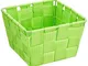 Wenko 20367100 Cestino Adria Mini, Polipropilene, 14 x 9 x 14 cm, Verde