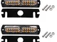 D-TECH 2 pezzi 12-24V Led Luci Stroboscopiche Emergenza Lampeggiante Ambra Luci auto per A...