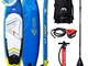 Aqua Marina SUP Board Aquamarina Bestia, Tavola Unisex Adulto, Blu/Multicolor, Uni