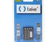 Take® Batteria Compatibile TK-EN-EL10B 740mah in Blister per Pentax D-LI108, Pentax D-LI63...