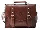 ECOSUSI Borsa Tracolla Donna Borsa Messenger Donna per Laptop 14'' Borsa Vintage per Lavor...