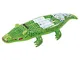 Jilong- Crocodile Rider Cavalcabile Gonfiabile a Forma di Coccodrillo, Colore Verde, 31225