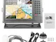 GPS marino, 10,4 pollici 18 V-36 V Navigatore GPS marino XF-1069B AIS Identificazione auto...