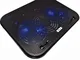 Lupex Shop TAVOLINO DISSIPATORE con 2 VENTOLE di Raffreddamento PC Portatile Notebook F-3