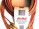 Decibel DB-225XX-TB cavi di potenza per collegare casse acustiche (2 metri, rosso)