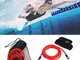 Heiqlay Elastico per Piscina Corda Elastica Cintura Nuoto Statico Cintura Nuoto Swim Belt,...