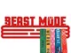 United Medals Beast Mode - Espositore per medaglie sportive, in acciaio verniciato a polve...