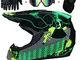 TKUI Motocross MX Casco Moto Cross caschi City caschi Moto Motocross caschi & Guanti & Occ...