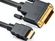 deleyCON 5m Cavo da HDMI a DVI DVI-D DVI-I Alta Velocità 3D Ready Cavo Adattatore TV Monit...