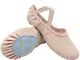 s.lemon Alto Elastico Tela Scarpe da Ballo Scarpette da Danza Ballerina per Le Ragazze Bim...